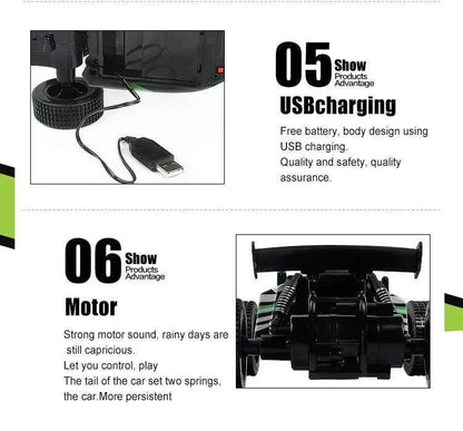 1:20 RC Car 20km/h High Speed Car Radio Controled Machine  Remote Control Car Toys For Children Kids XMAS Gifts RC Drift