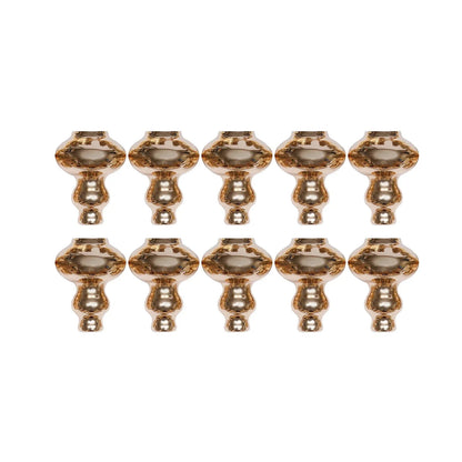 10Pcs Versatile Wedding stands Metal Trumpet Holders Vases For Weddings, Party Decorations