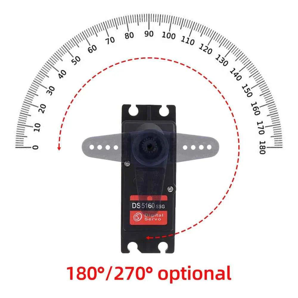 RC Steering Servo High Torque Servo Waterproof 60Kg 80Kg 150Kg 1/5 1/6 servo HV Metal Digital for  HPI Baja 5B SS RC Car
