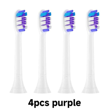4/8pcs Replacement Toothbrush Heads Compatible with Philips Sonicare Soft Replacement Electric Brush Head 4100 6500 6100 7500 5