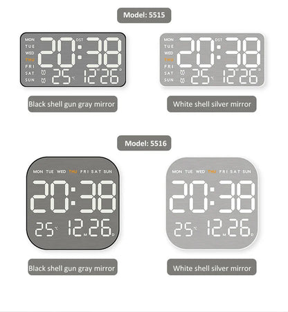 Mirror Brushed Finish Wall Clock Premium Modern Home Wall Clock