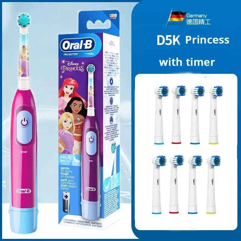 Oral B Electric Toothbrush for Kids Rotation Clean Teeth for Kids 3+ Soft Bristle for Child Waterproof Toothbrush