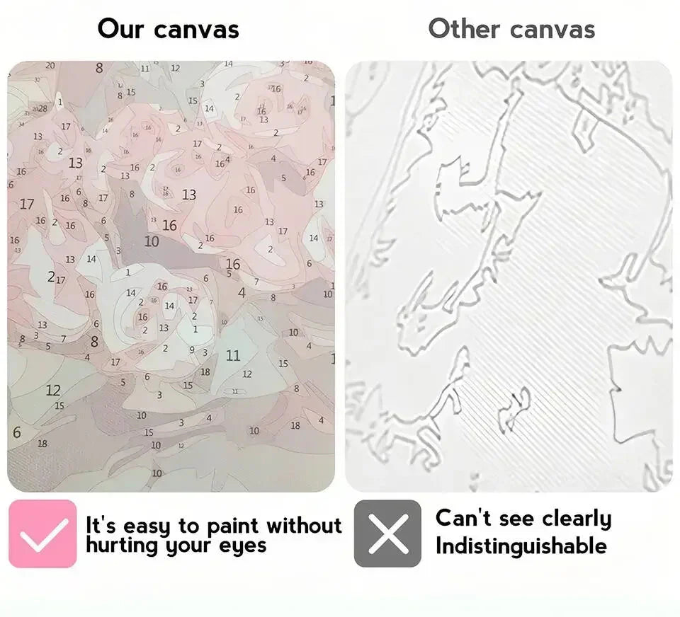 Paint By Number Woman Drawing on Canvas HandPainted Art Gift DIY Pictures By Number Flower Girl Kits Home Decoration