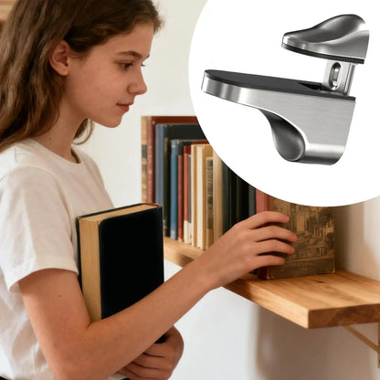 Shelf Brackets Adjustable Shower Glass Shelf Brackets Holder Parts Holder Support Clip Hardware for Wood Acrylic Cabinet Bar