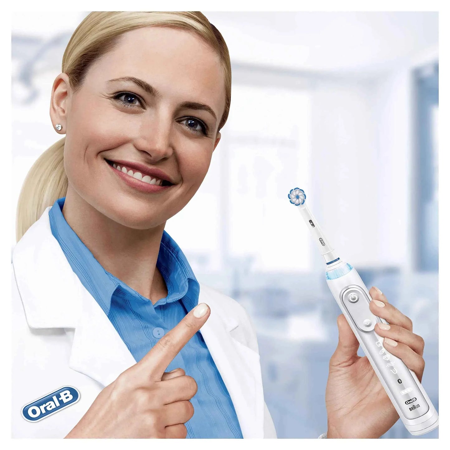 Oral-B EB60 Sensi Ultrathin Replacement Electric Toothbrush Heads Clean and Care Sensitive Original Refill Tooth Brush for Adult