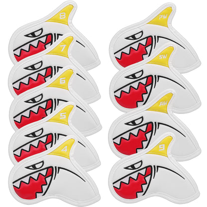 New 9pcs / Set Cool Golf Irons Headcovers  #4-9PAS Golf Iron Set Head Covers  for Man Women