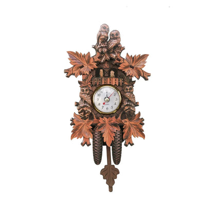 Wooden Hanging Wall Clock Bird Alarm Clock Cuckoo Clocks For Home Decoration Quartz Watch Decorative Home Decor