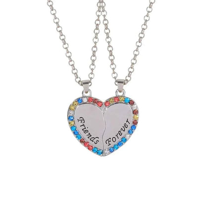 Best Friends Necklace Together forever Never Apart Maybe In Distance But Never In Heart