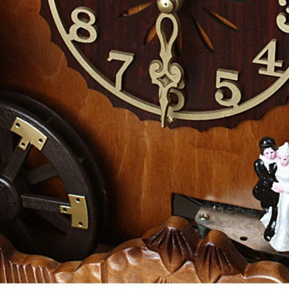 Cuckoo Luxury Wall Clocks Living Pendulum Room Large Decoration Wall Clocks Retro Wooden Home Decor Reloj De Pared MHBGZ