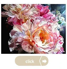 DIY Paint by Numbers Kit for Adults - Natural Scenery & Botanical Canvas Art