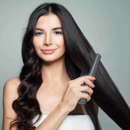 Portable Wireless Rechargeable Hair Straightening Iron Curling Iron