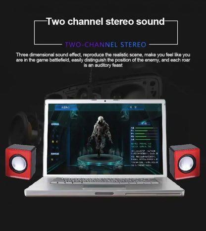 Computer Speaker For PC Laptop Desktop Caixa De Som Sound Box Music Audio System Bocina Column Acoustics Coluna Amplified Unit