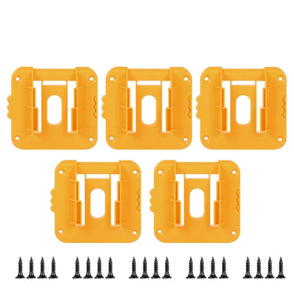 5/10PCS Battery Holder Stand for Dewalt 18V 20V Li-ion Battery,Wall Mount Battery Dock Storage Rack for Dewalt DCB182 DCB203