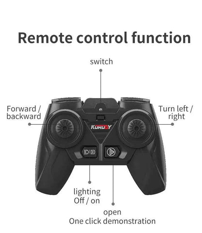 RC Farm Tractors Car 1/24 Radio Controlled Cars and Trucks 2.4G with Light Simulated Engineering Truck Model Toys for Children