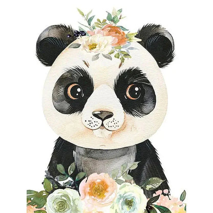 GATYZTORY Paint By Number For Kids Painting Animal And Flower 20x20cm Decorative Paintings Kill Time Easy Hand Painting