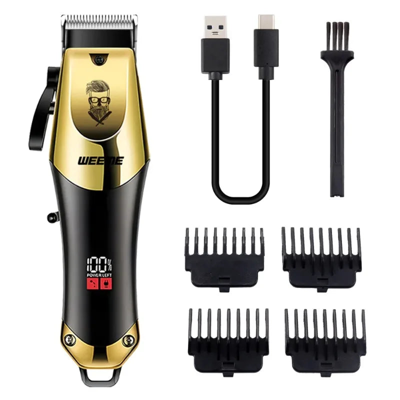 Adjustable Hair Trimmer T9 Vintage Hair Clipper Electric Beard Trimmer Hair Length Adjustable Haircut Machine Kit Boyfriend Gift