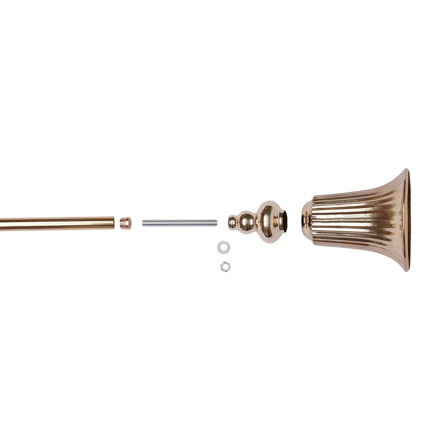 10Pcs Versatile Wedding stands Metal Trumpet Holders Vases For Weddings, Party Decorations