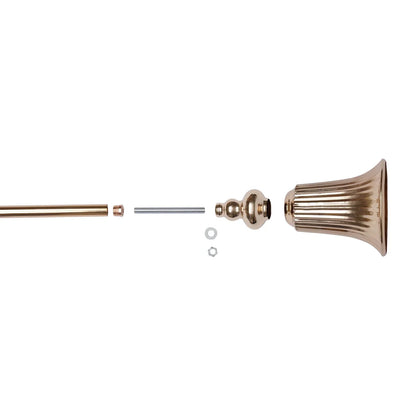 10Pcs Versatile Wedding stands Metal Trumpet Holders Vases For Weddings, Party Decorations