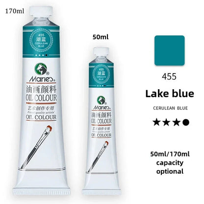 Marie's Oil Paint 170ML Oil Painting Art Creation Pigment Large Oil Paint Paint Single Commonly Used 24 Colors