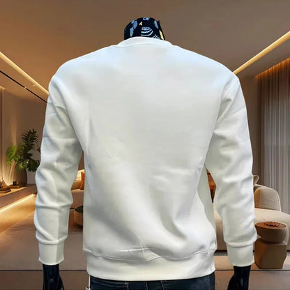 Paris Printing Mens Sweatshirts Casual O-Neck Tops Outdoors Sports Jogging Mens Clothing Gym Fitness Pullover Street Sportswear