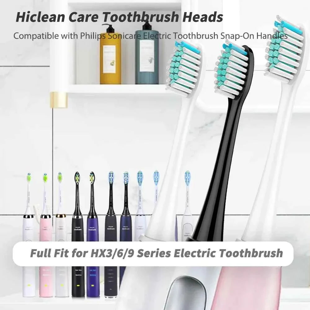 8PCS Replacement Toothbrush Heads, suitable for Philips Sonicare, Professional Electric Toothbrush Heads, Brush Heads suitable