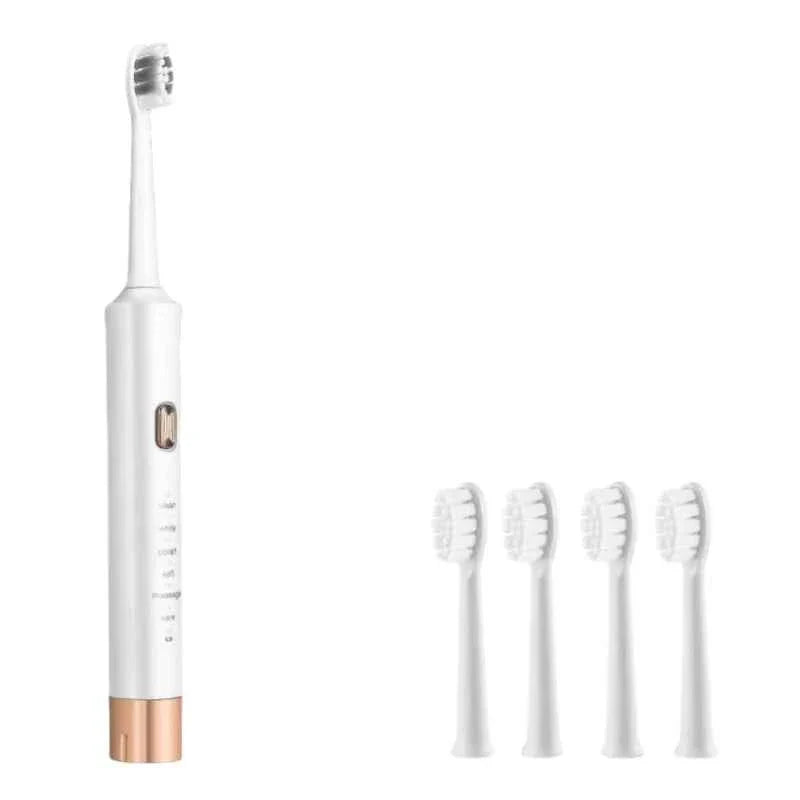 New Design Electric Sonic Toothbrush Soft Bristle 6 Cleaning modes LED Display IPX7 Waterproof USB Fast Charging Oral Care Tool