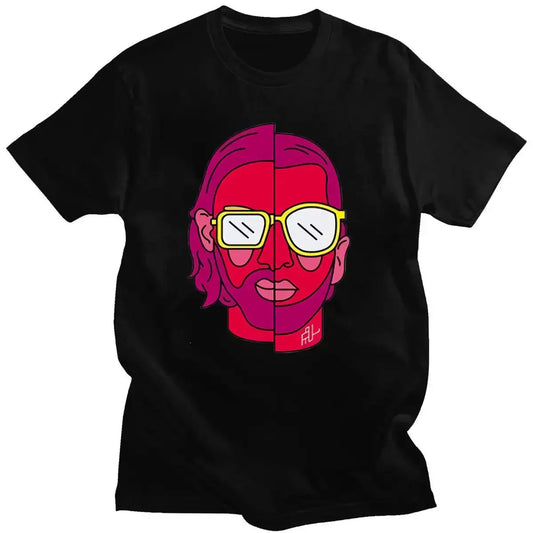 Mens Clothes Tee Shirt Homme Graphic T-Shirts Men Tshirt for Men Ropa Hombre PNL Album French Rap Singer Printed Short Sleeved