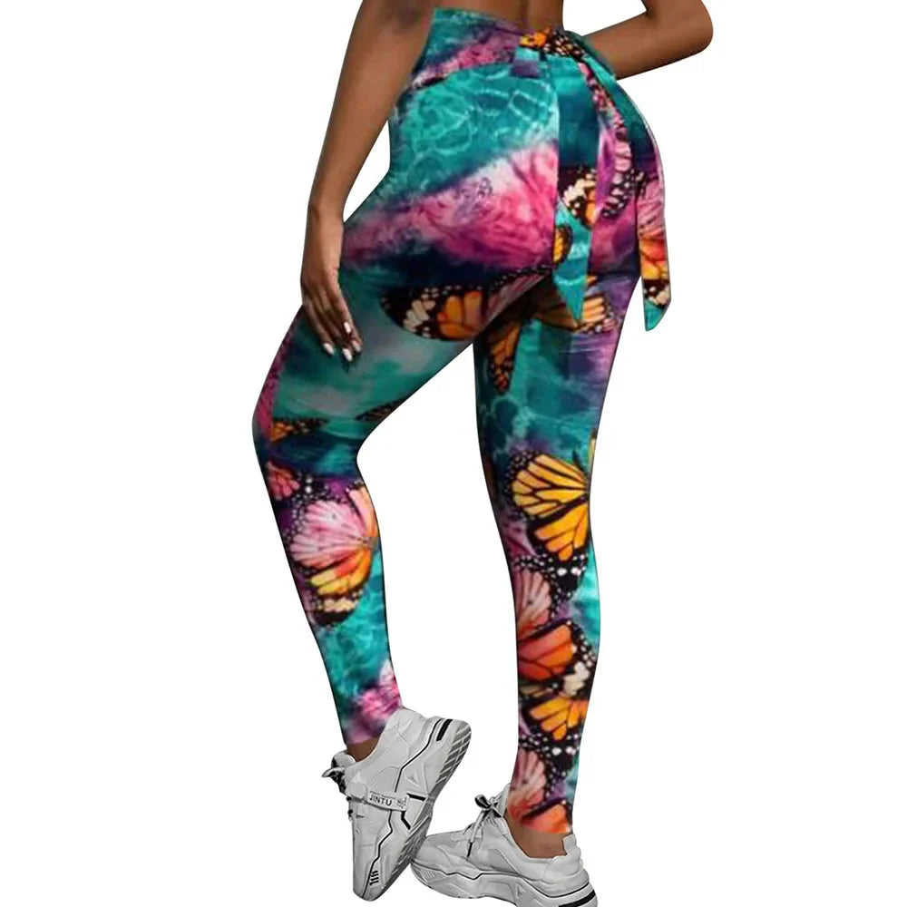 Seamless Tie Dye Leggings Women Sexy Fitness Gym Legging Push up High waist Leggings Sport Pants Women Clothing