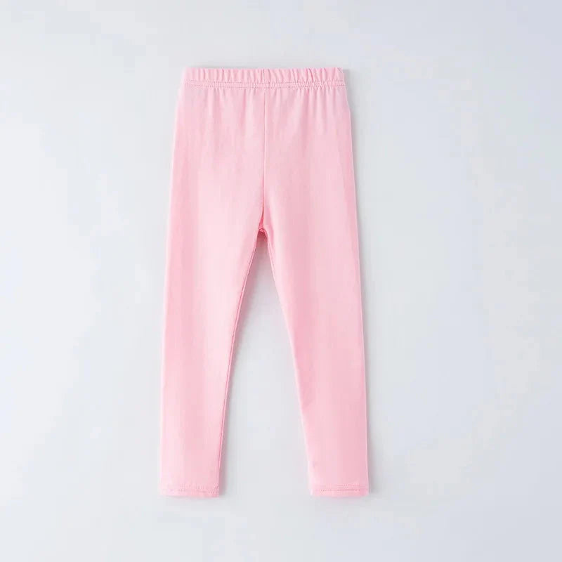 Girls' Leggings For Spring And Summer Suitable For Wearing Outside. They Are Thin-Style, Slim-fitting long Trousers For Childre