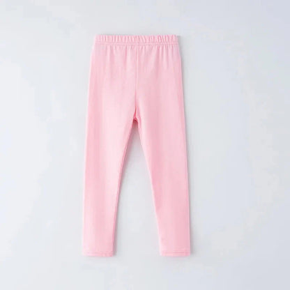 Girls' Leggings For Spring And Summer Suitable For Wearing Outside. They Are Thin-Style, Slim-fitting long Trousers For Childre