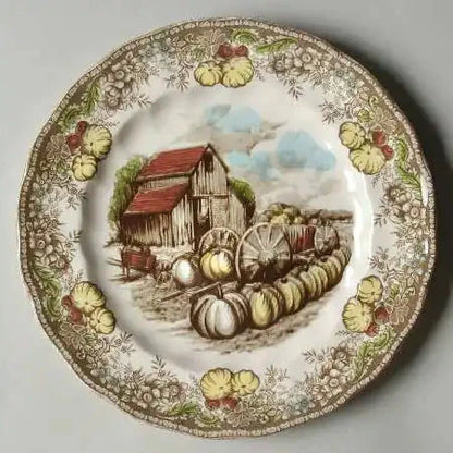 British Friendship Village series, decorative plates, Western food plates