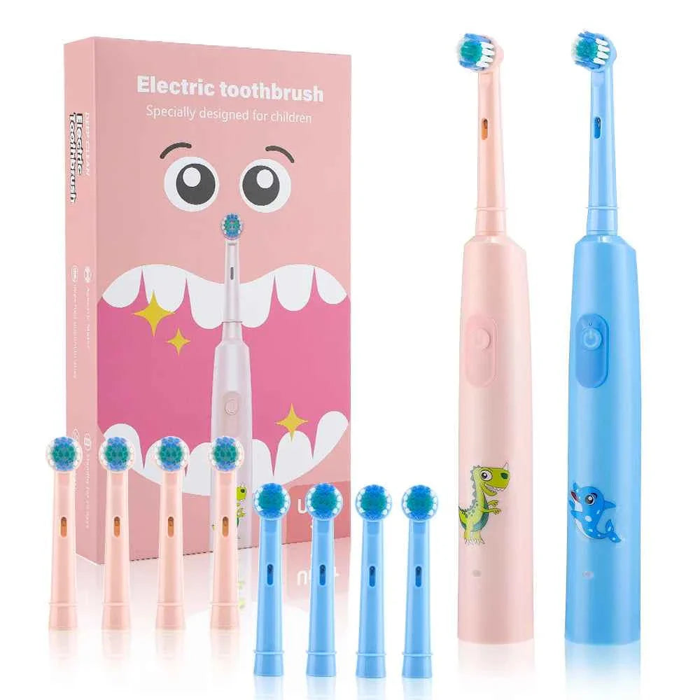 Sonic Electric Toothbrush Rechargeable Rotary Adult Waterproof with Timer 5 Modes & 4 Replaceable Brush Heads for Teeth Cleaning