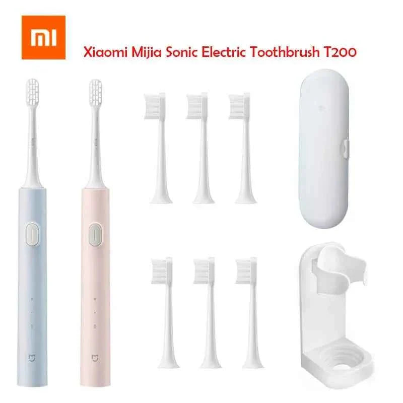 Original XIAOMI Mijia T200 Sonic Electric Toothbrush Teeth Whitening Ultrasonic Vibrating Smart Tooth Brushes IPX7 Waterproof
