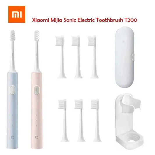 Original XIAOMI Mijia T200 Sonic Electric Toothbrush Teeth Whitening Ultrasonic Vibrating Smart Tooth Brushes IPX7 Waterproof