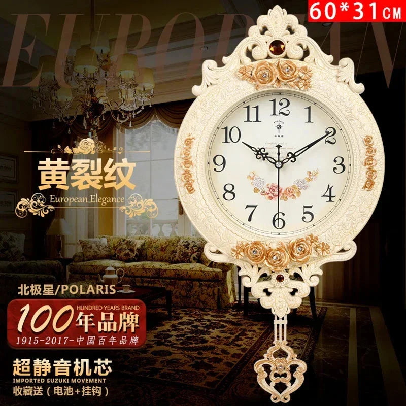 Polaris Light Luxury Home Design 60cm Wall Clock