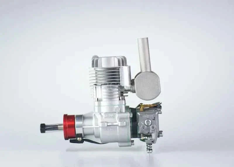 RCGF 20cc RE Rear Exhaust Gas Engine, Walbro Carburetor for Sport Scale RC Models