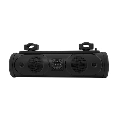 Soundbar With LED Lights For ATV UTV Golfcarts Powersports Boat Audio Marine