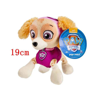 Paw Patrol Plush Toy Action Figure Ryder Marshal Zuma Everest Cartoon Model Two postures Plush Toy Children's Birthday Party Gif