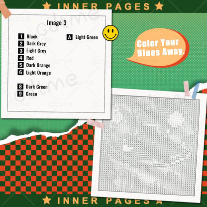 NUMBER PUZZLE COLOR BY NUMBER Coloring Book for Adult and Teen Featuring Relieve Stress Kill Time DIY Painting Drawing