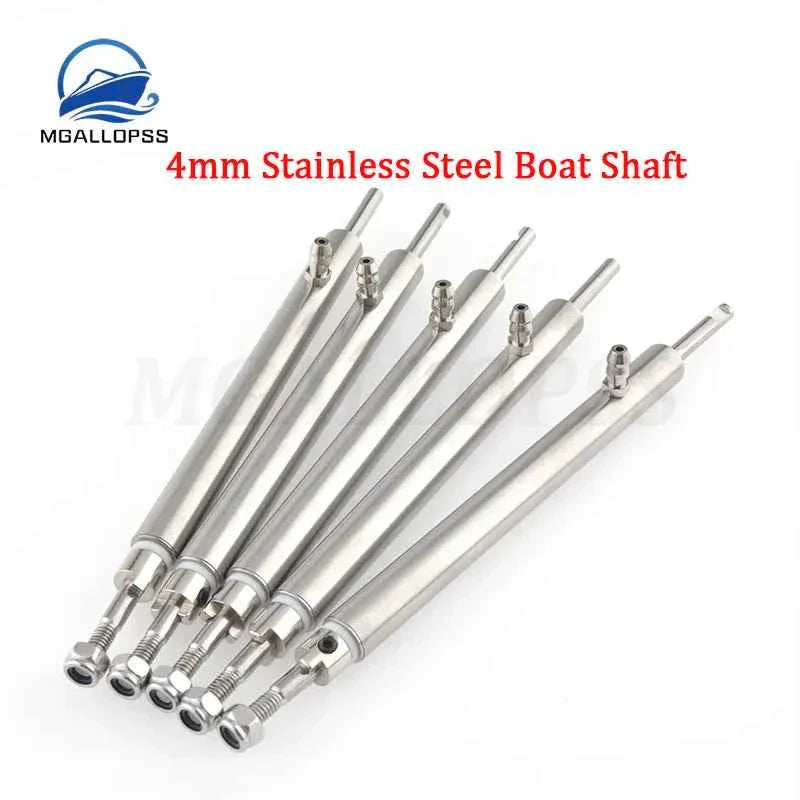 RC Boat L10/13/15/20/25/30/35cm Length Stainless Steel Tube+Grease Nozzle+4mm Stainless Steel Shaft for RC Electric Racing Boat