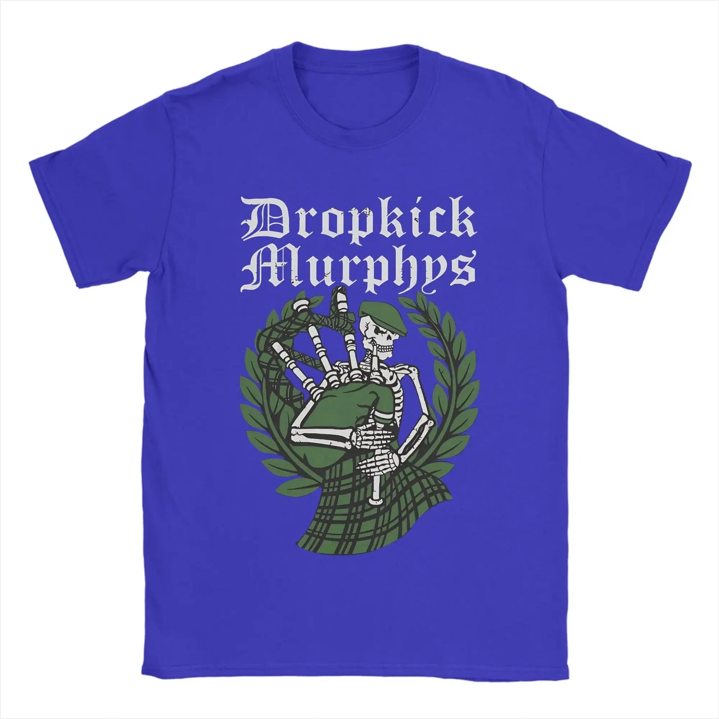Men's T-Shirts Dropkicks Murphyss Band Novelty 100% Cotton Tee Shirt Short Sleeve  T Shirt Crewneck Clothing Gift Idea