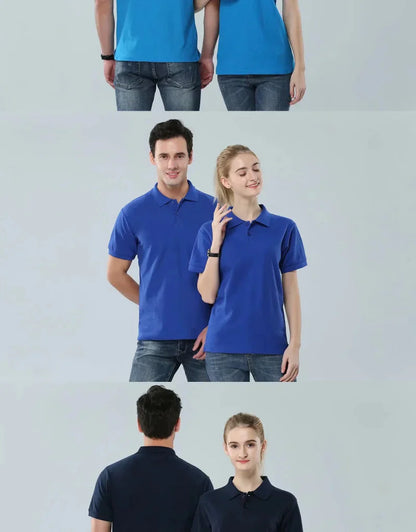 Mens Polo Shirts Short Sleeve Casual Solid Color Fashion Summer Lapel Male Turndown Tops Work Clothes Breathabl Comfortable