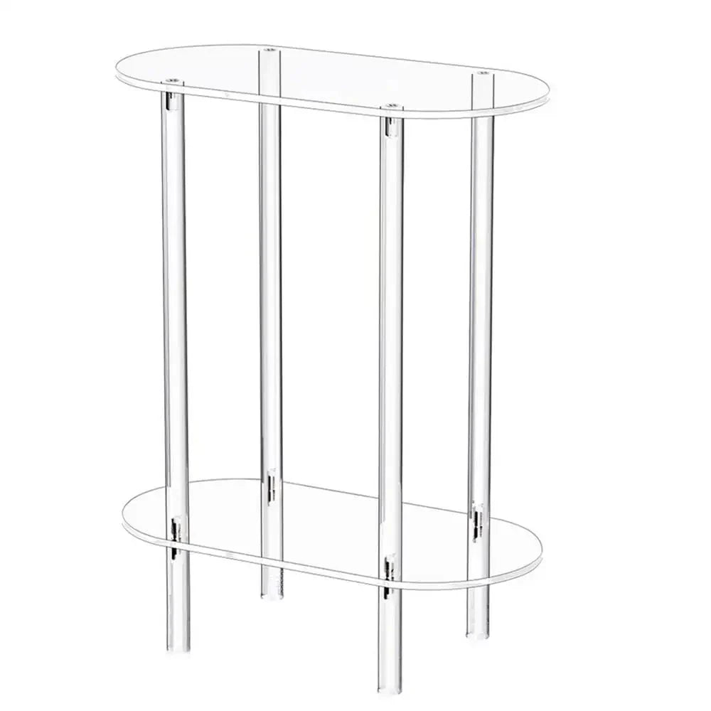Sofa Table Side Transparent Tea Tables Auxiliary Table Acrylic Storage Cabinet Nightstands Acrylic Coffee Table For Home Decor