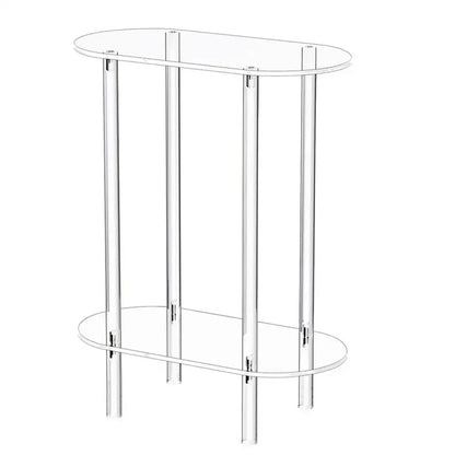 Sofa Table Side Transparent Tea Tables Auxiliary Table Acrylic Storage Cabinet Nightstands Acrylic Coffee Table For Home Decor