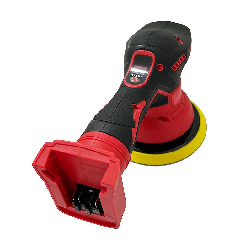 Fit Milwaukee Cordless Polisher 8 Gears Digital Display Electric Polisher Auto Car Waxing Polishing Machine For 18V 20V Battery