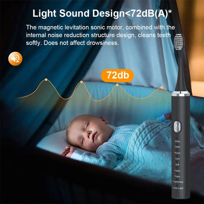Electric Toothbrush Sonic Electric Toothbrush For Teeth Brushes Vibration Dental Tooth Cleaner USB Rechargeable Tooth Brush Case