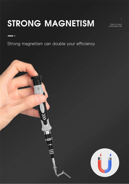 New 115 in 1 Professional Repair Tool Precision Screwdriver Set Magnetic Torx Hex Screw Driver Bits Kit for Xiaomi Mac PC iPhone