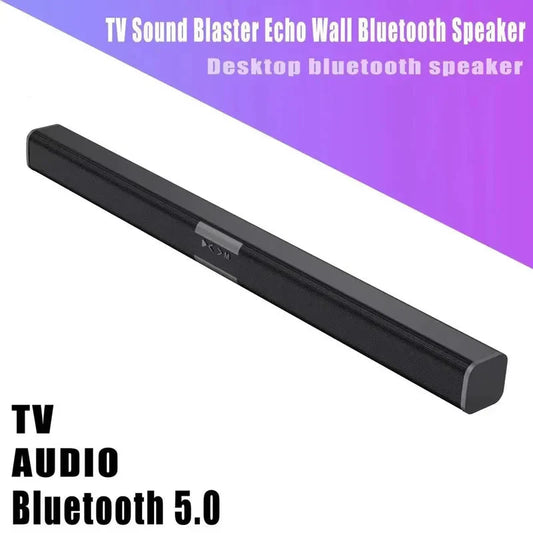 2025 6D surround sound home theater speaker system mobile phone bass wireless Bluetooth speaker long TV soundbar speaker TF/AUX