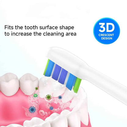 4/8pcs Replacement Toothbrush Heads Compatible with Philips Sonicare Soft Replacement Electric Brush Head 4100 6500 6100 7500 5