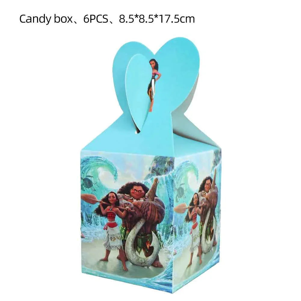 Moana Party Decorations Balloons Set Tableware Napkins Cups Plates Backdrop Kit Disney Vaiana Theme Happy Birthday Deco Supplies